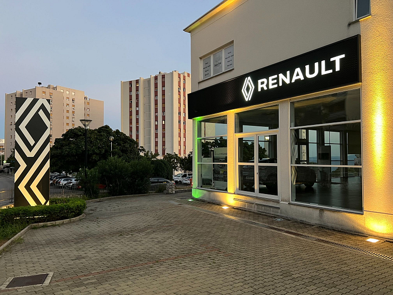 Značení autosalónů RENAULT
